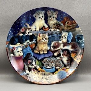 The Bradford Exchange Litter Rascals Frisky Business Collector Plate 1997 19021A